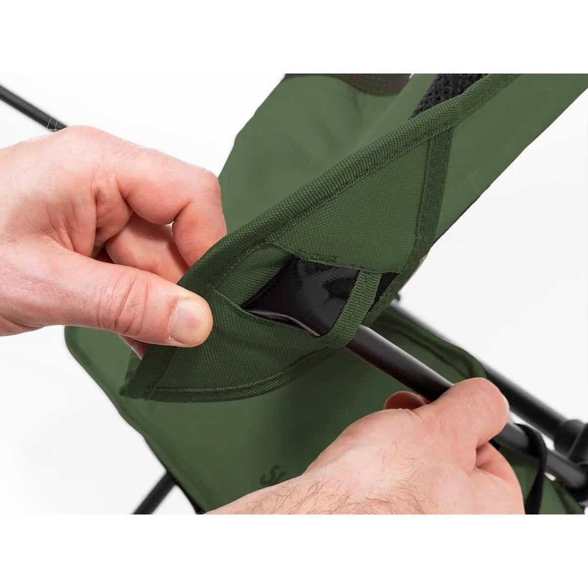 Gebraucht - Campingstuhl Solig - Klappstuhl - bis 120 kg belastbar - Stahlrahmen 7/11