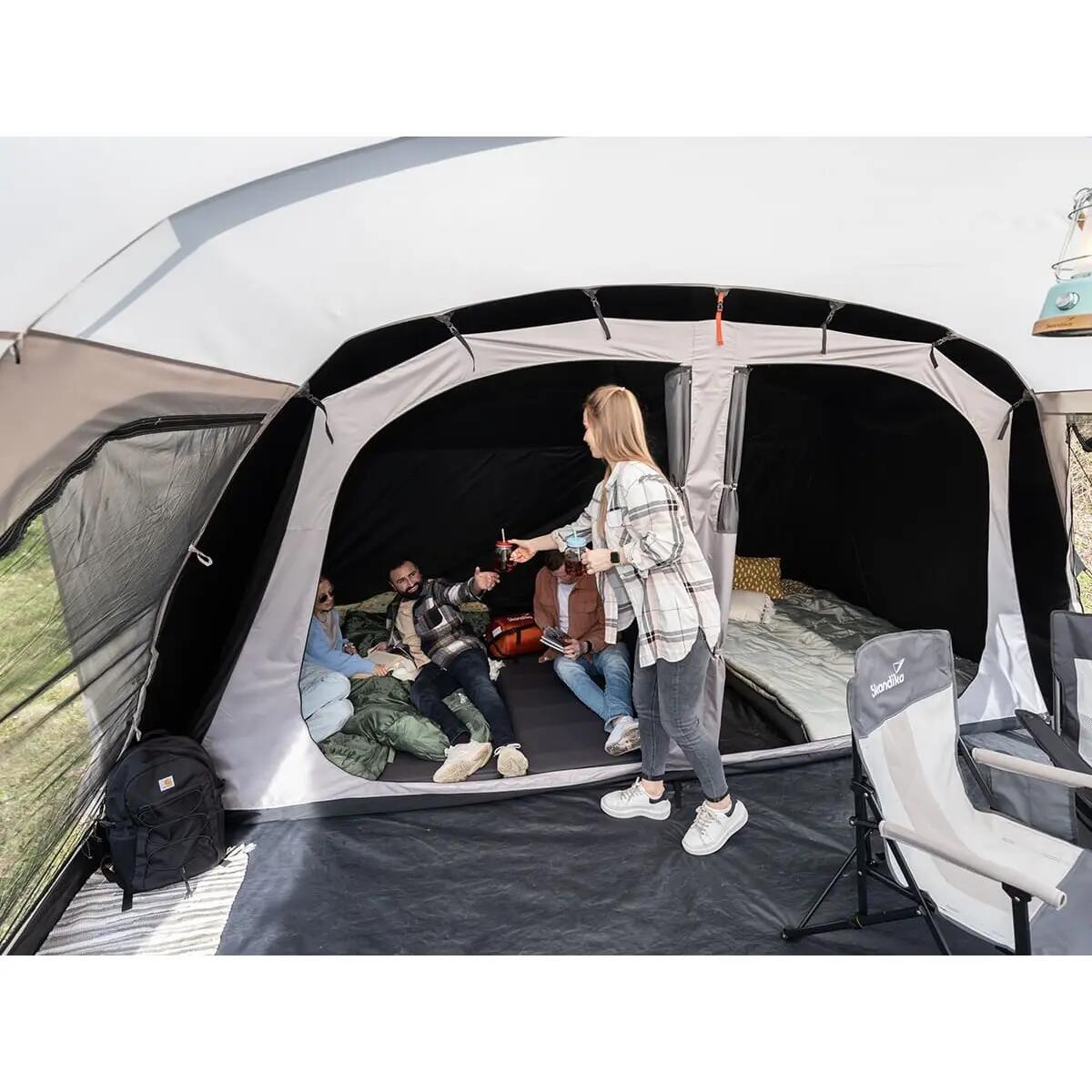 Seconde vie - Tente Nordland 6 Sleeper Protect - 6pers, Cabine sombre, Sol cousu 8/16
