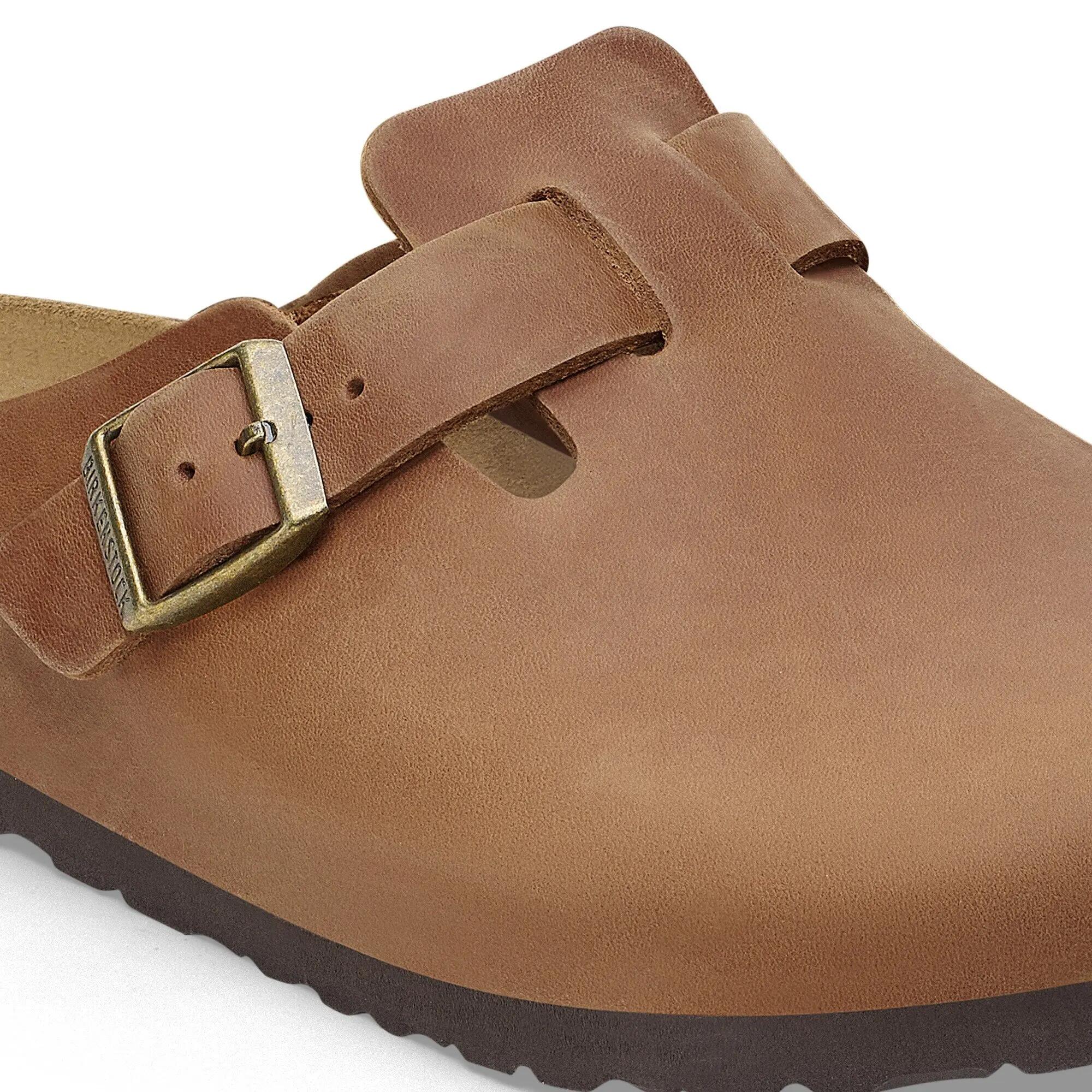 Unisex muły Birkenstock Boston brązowe regular 1028179 8/10