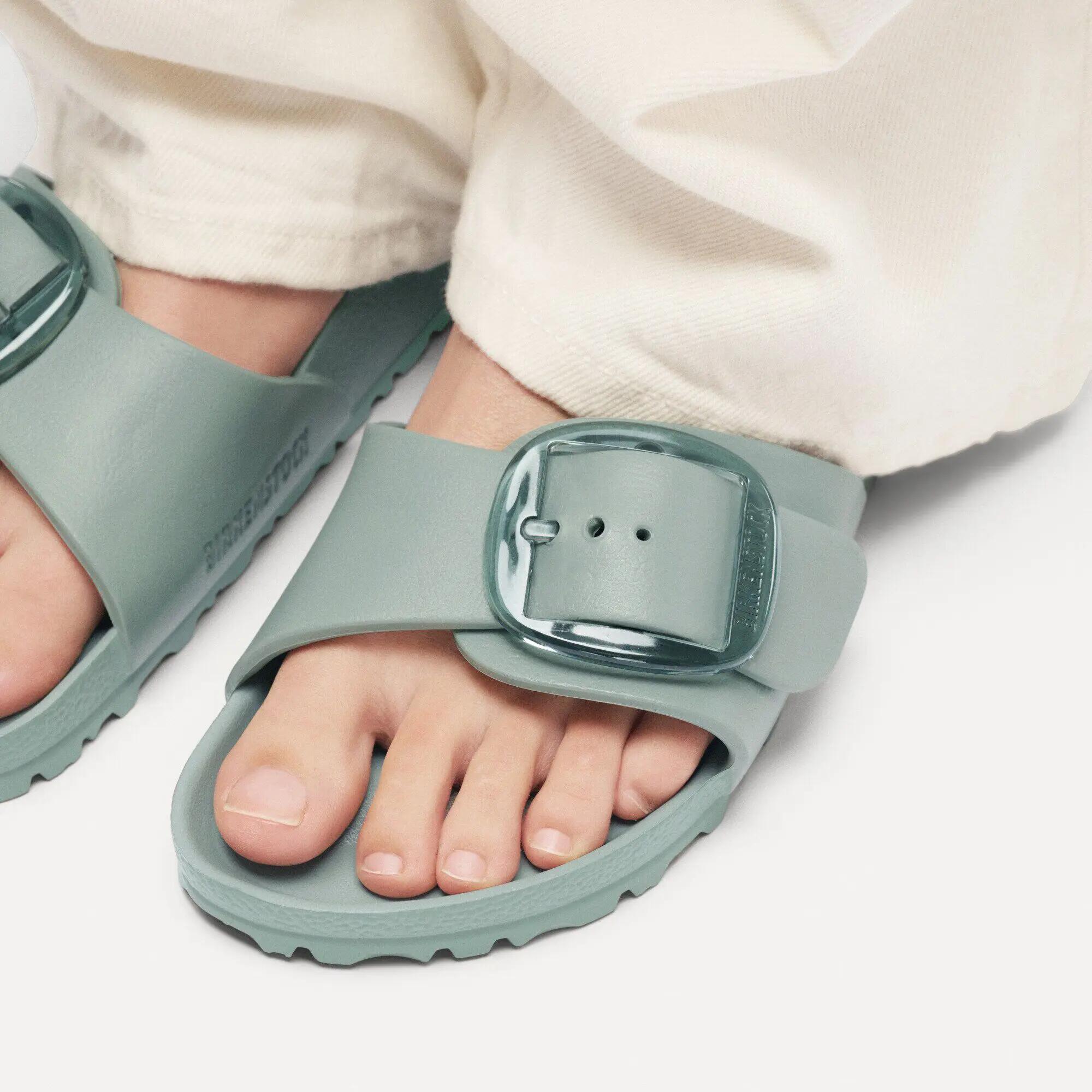 Platte Sandalen Dames Birkenstock Madrid Big Buckle Eva Groen 5/7