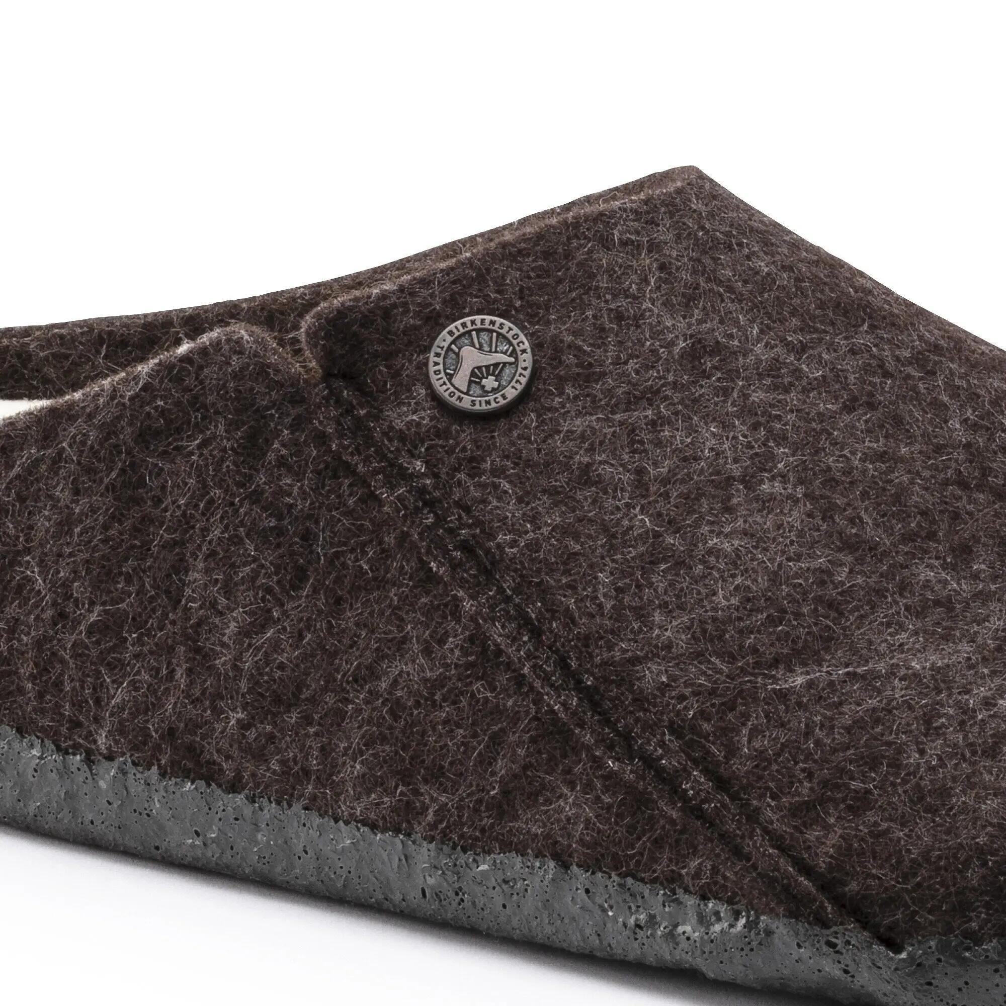 Męskie muły Birkenstock Zermatt Shearling brązowe regular 1016570 7/8