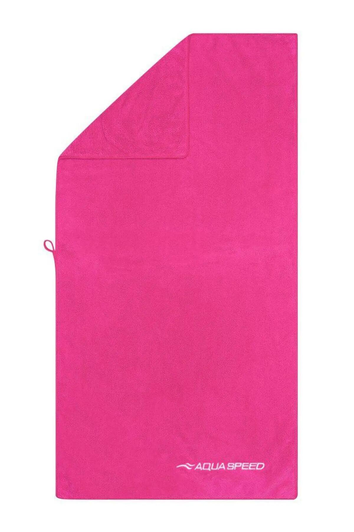 DRY CORAL Mikrofiber Hızlı Kuruyan Havlu Pembe 50×100 1/2