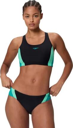 Ensemble Bikini Speedo Colourblock Splice 2.0 Femme Noir/Bleu