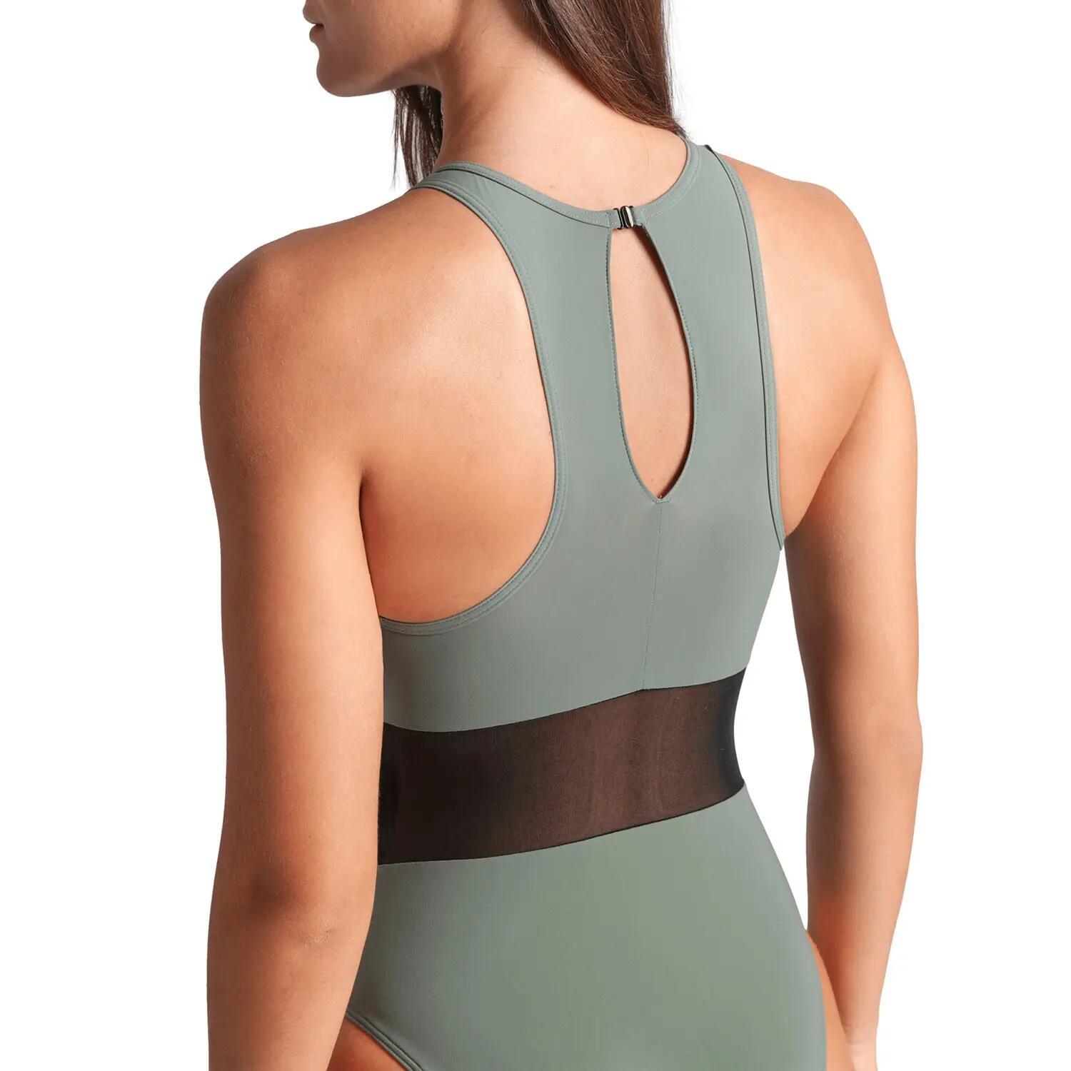 Einteilige badeanzüge Damen - Mesh Panels Vent Back 5/8