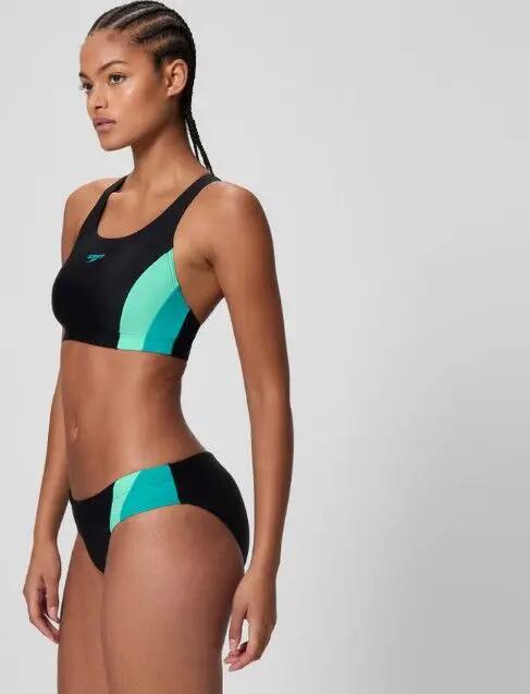 Ensemble Bikini Speedo Colourblock Splice 2.0 Femme  Noir/Bleu 2/5