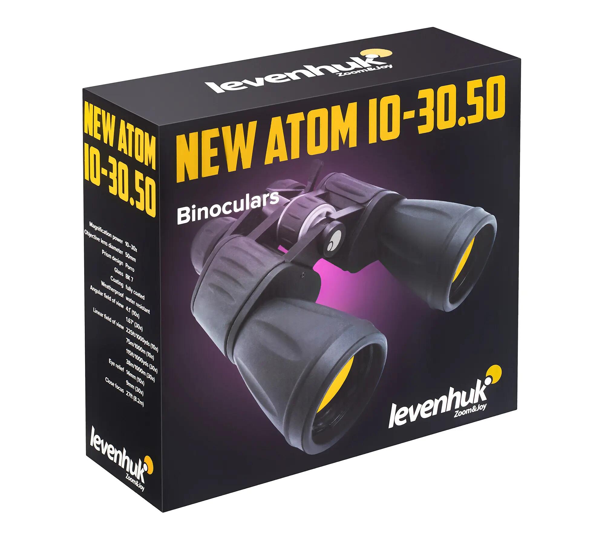 Binocolo Levenhuk New Atom 10x30x50 13/13