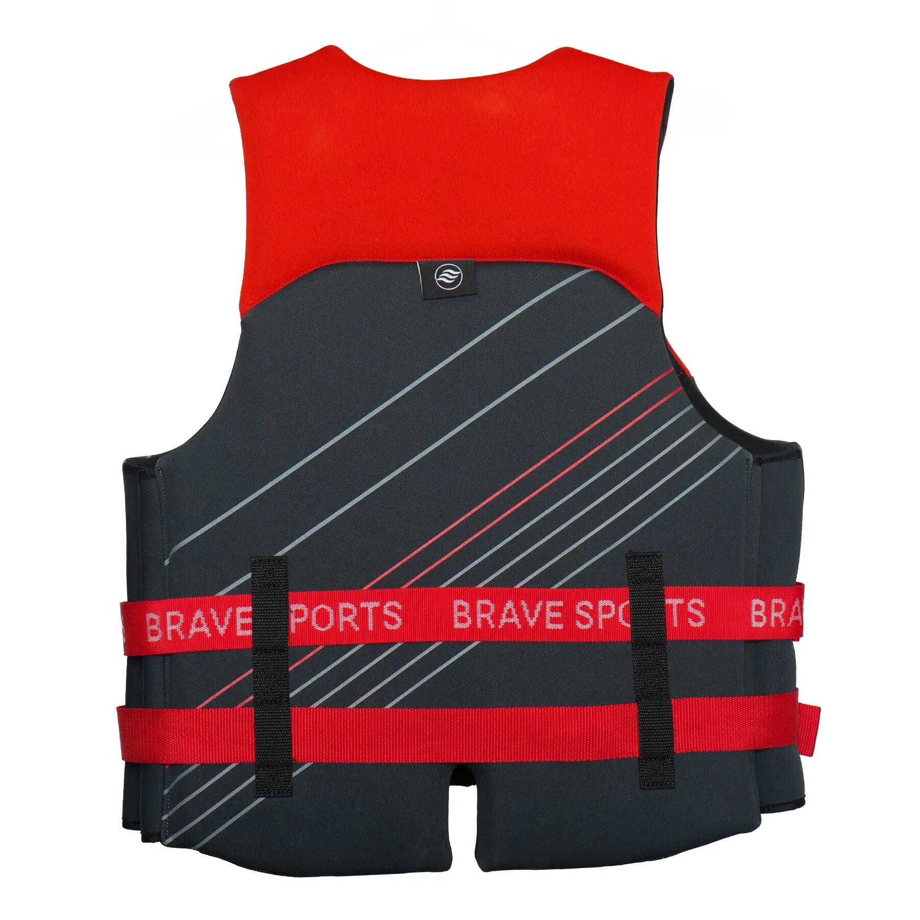 Brave Sports Chaleco de ayuda a la flotabilidad Red Horizon 50N 3/8