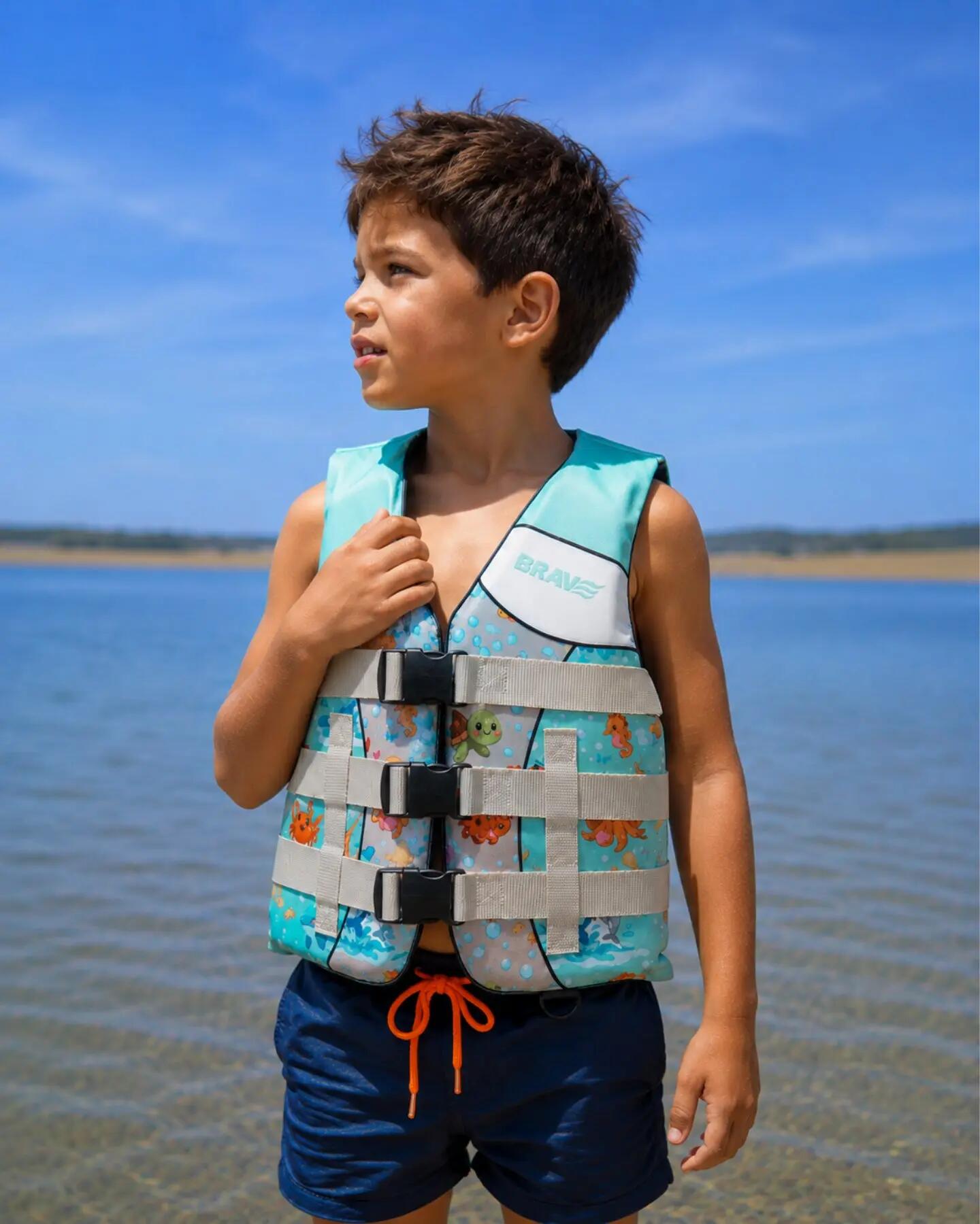 Brave Sports Chaleco de ayuda a la flotabilidad infantil Sea Floor 50N 2/9