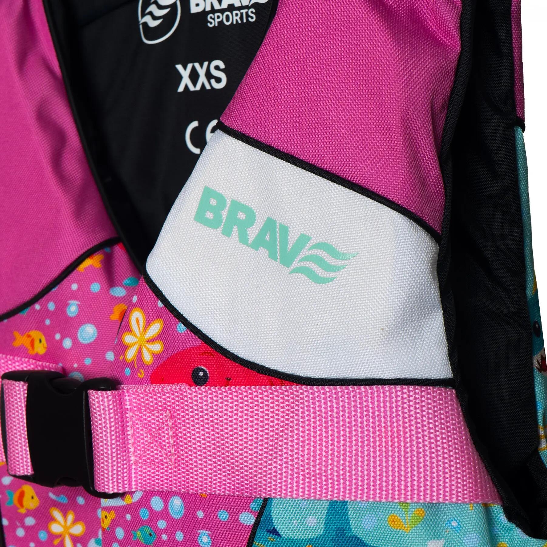 Brave Sports Chaleco de ayuda a la flotabilidad infantil Coral Dream 50N 4/9