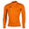 Camiseta Manga Larga Fitness Adulto Joma Brama Academy Naranja