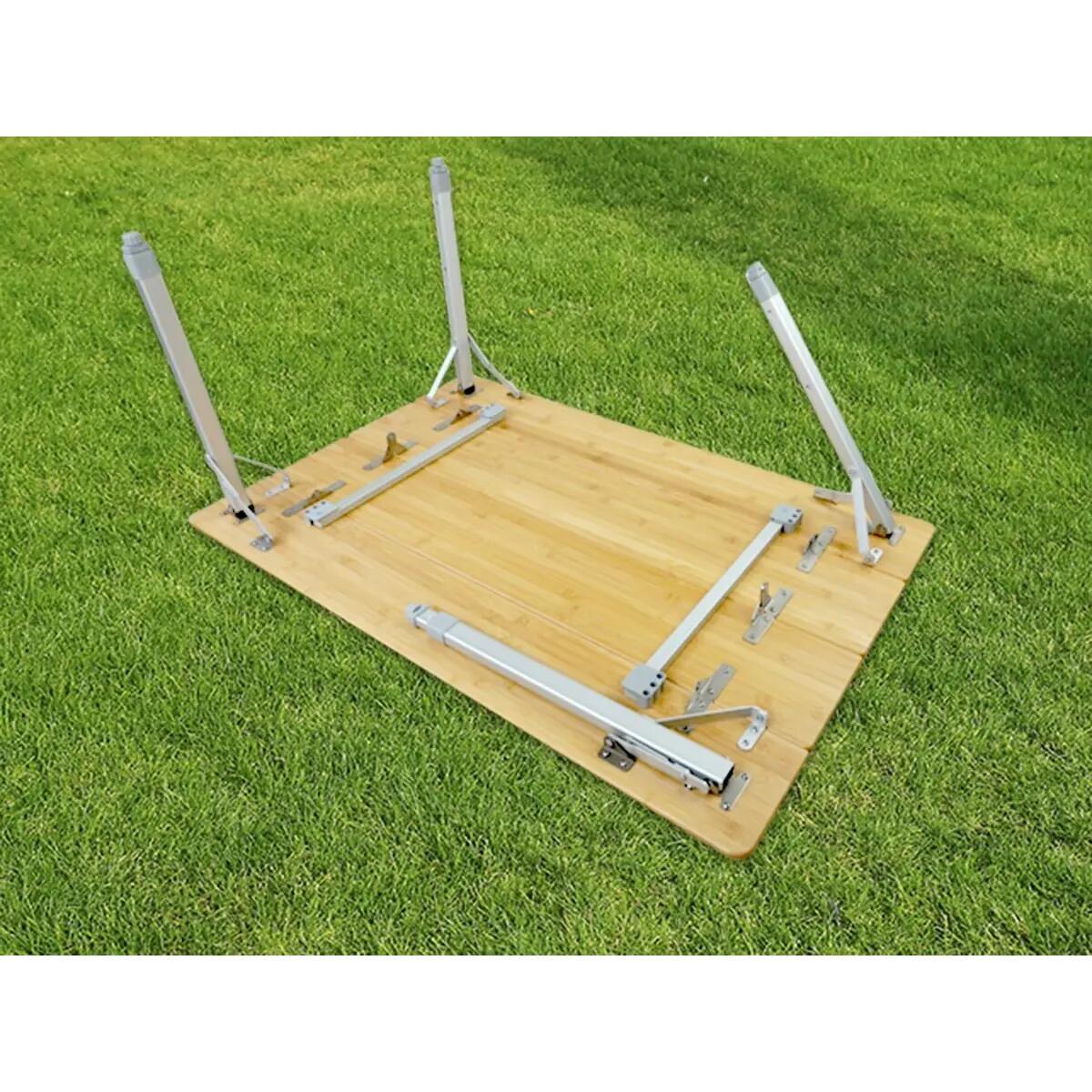 Gebraucht - Campingtisch Tolja - Faltbarer Tisch mit Netzablage 6/11