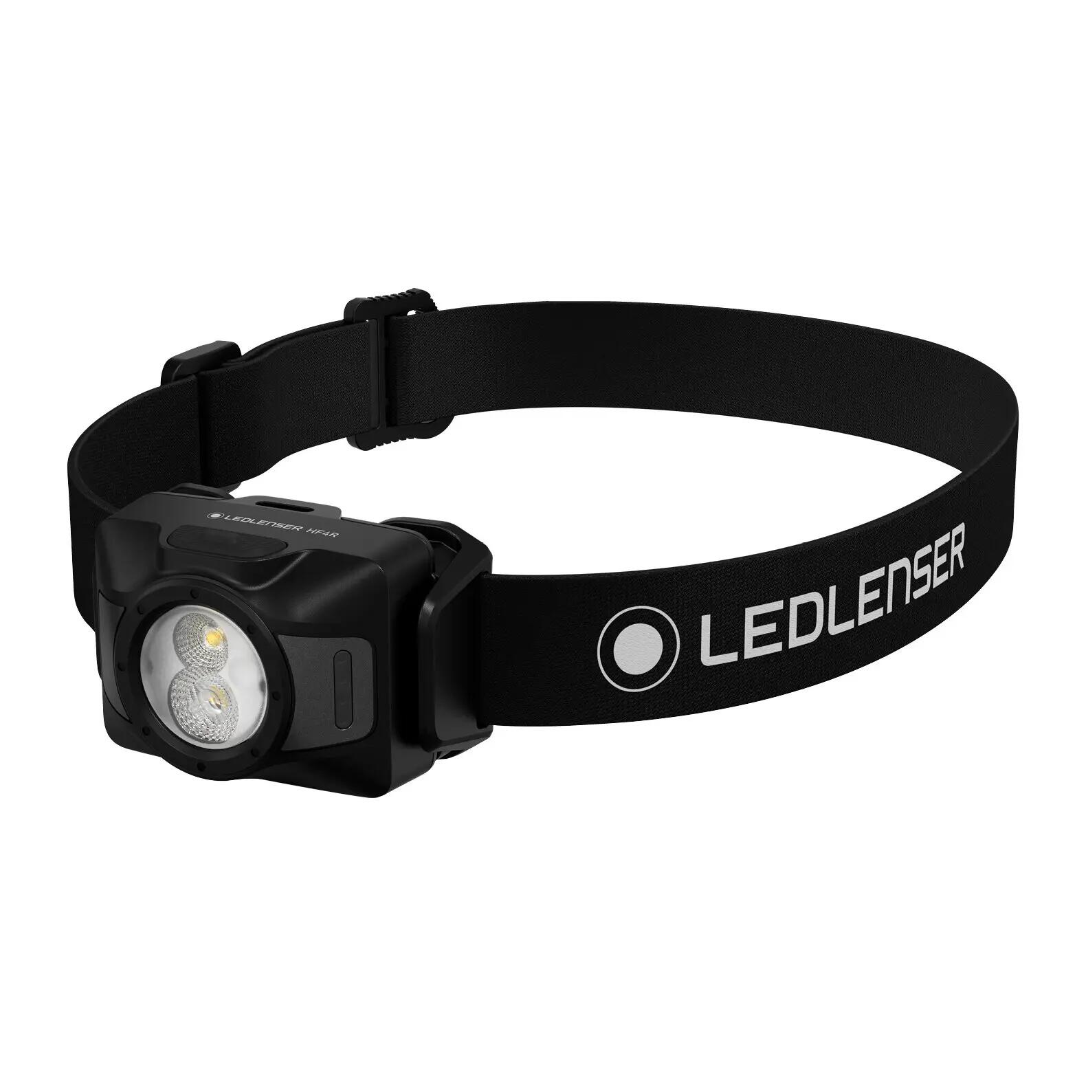 Lampe frontale rechargeable LED, 650lm, Portée 130m, IP67, Noir, HF4R 2/7