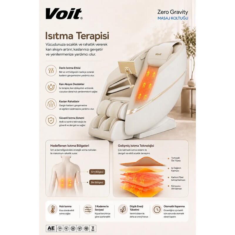 Voit Zero Gravity Masaj Koltuğu 3D