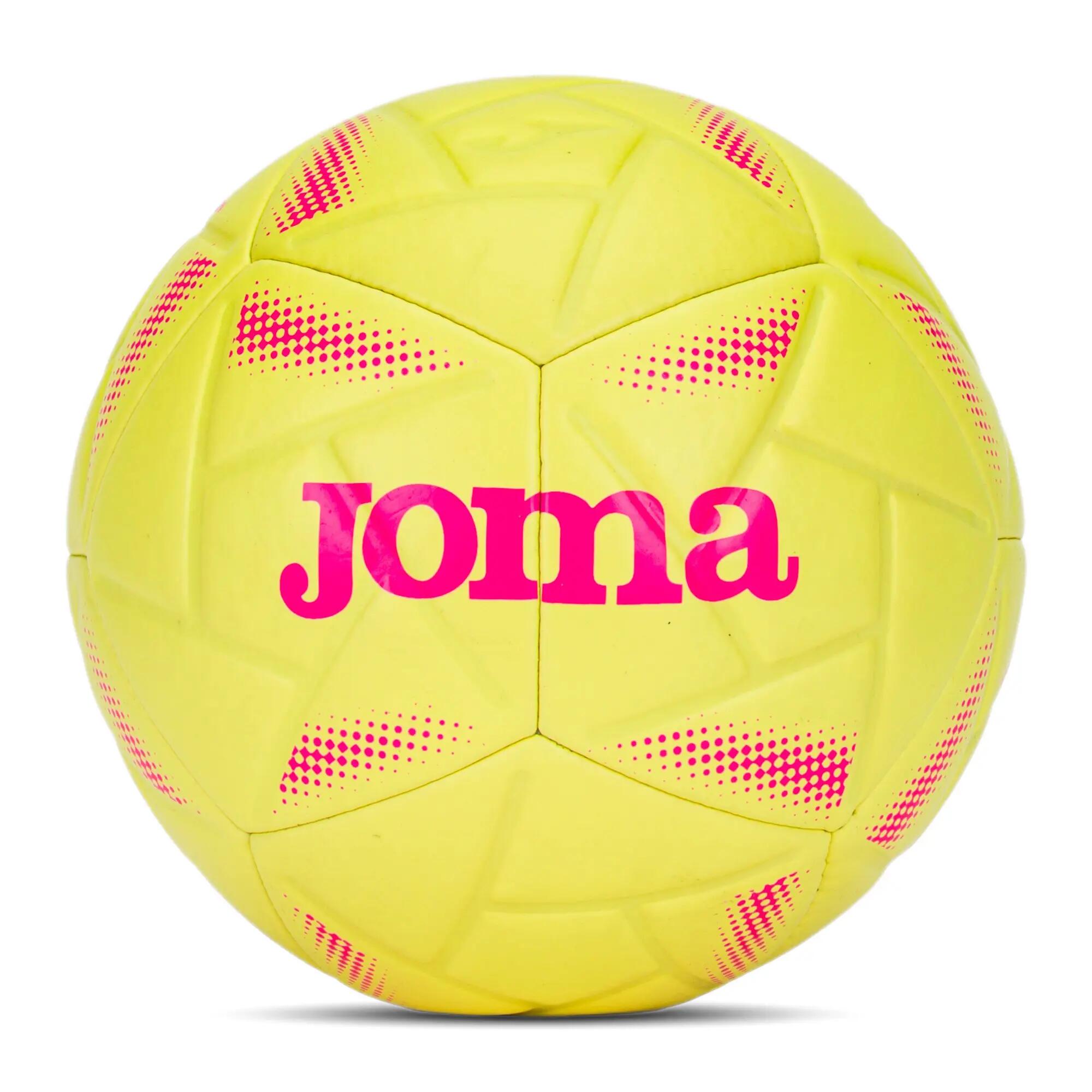 Bola de andebol Joma J-Pro amarela/rosa fluorescente tamanho 1 4/4