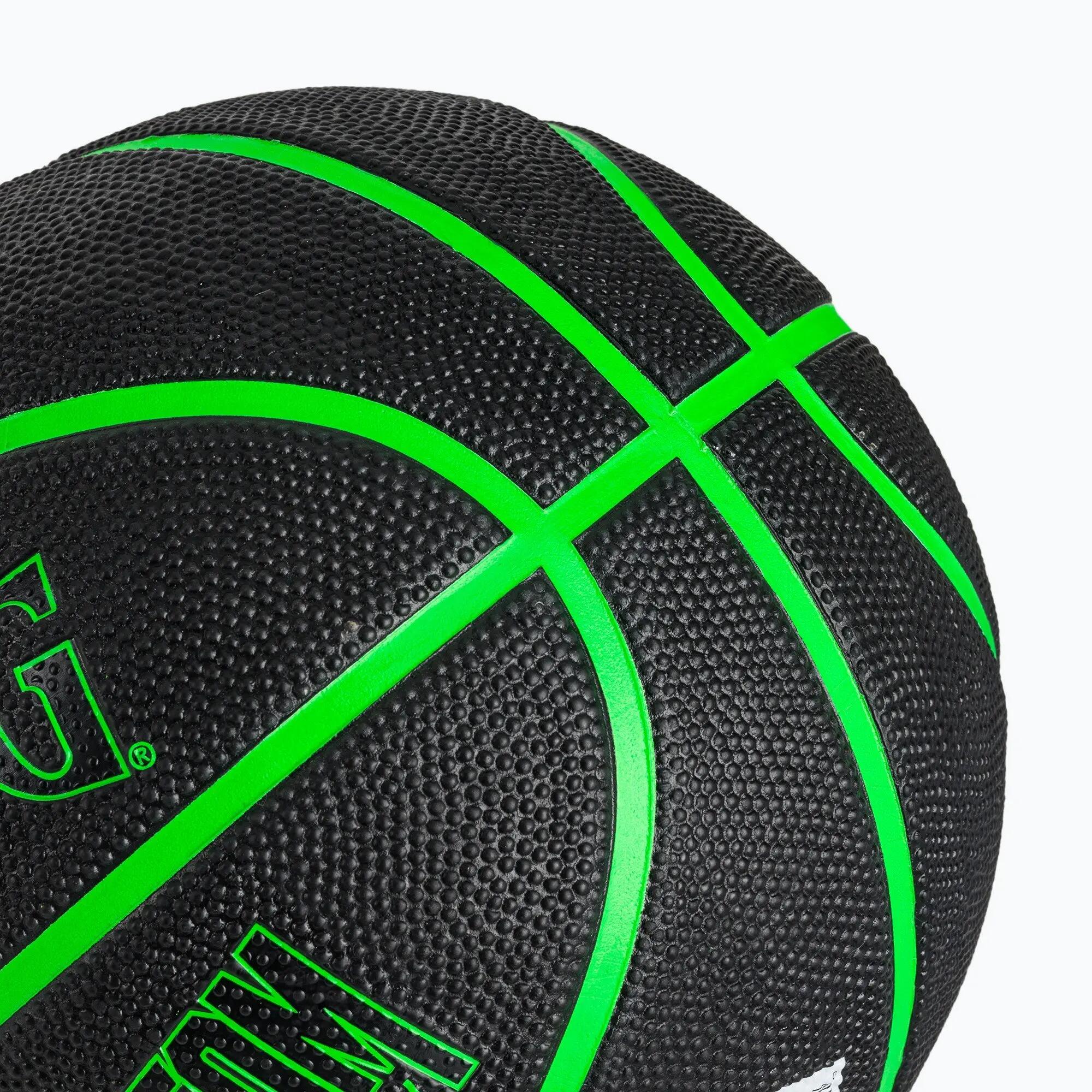 Basketbal Spalding Phantom zwart/groen, maat 6 3/4