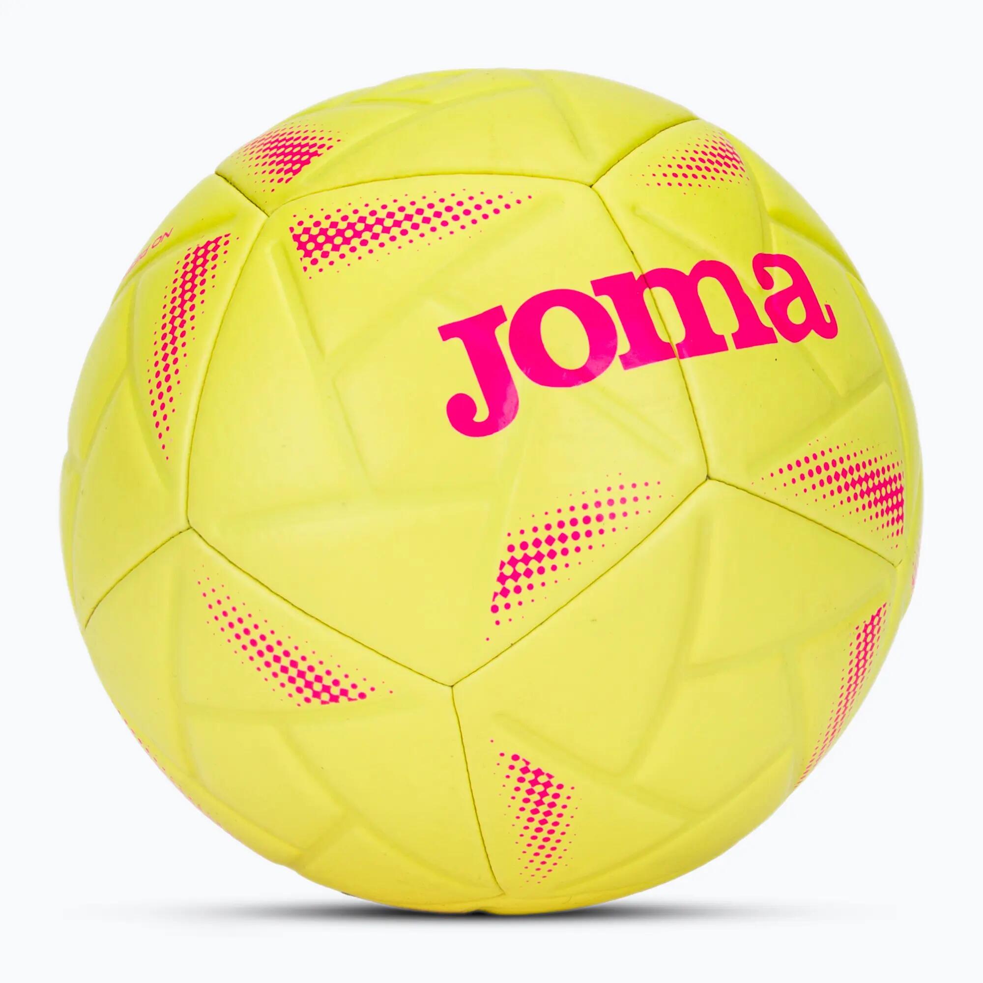 Bola de andebol Joma J-Pro amarela/rosa fluorescente tamanho 1 2/4