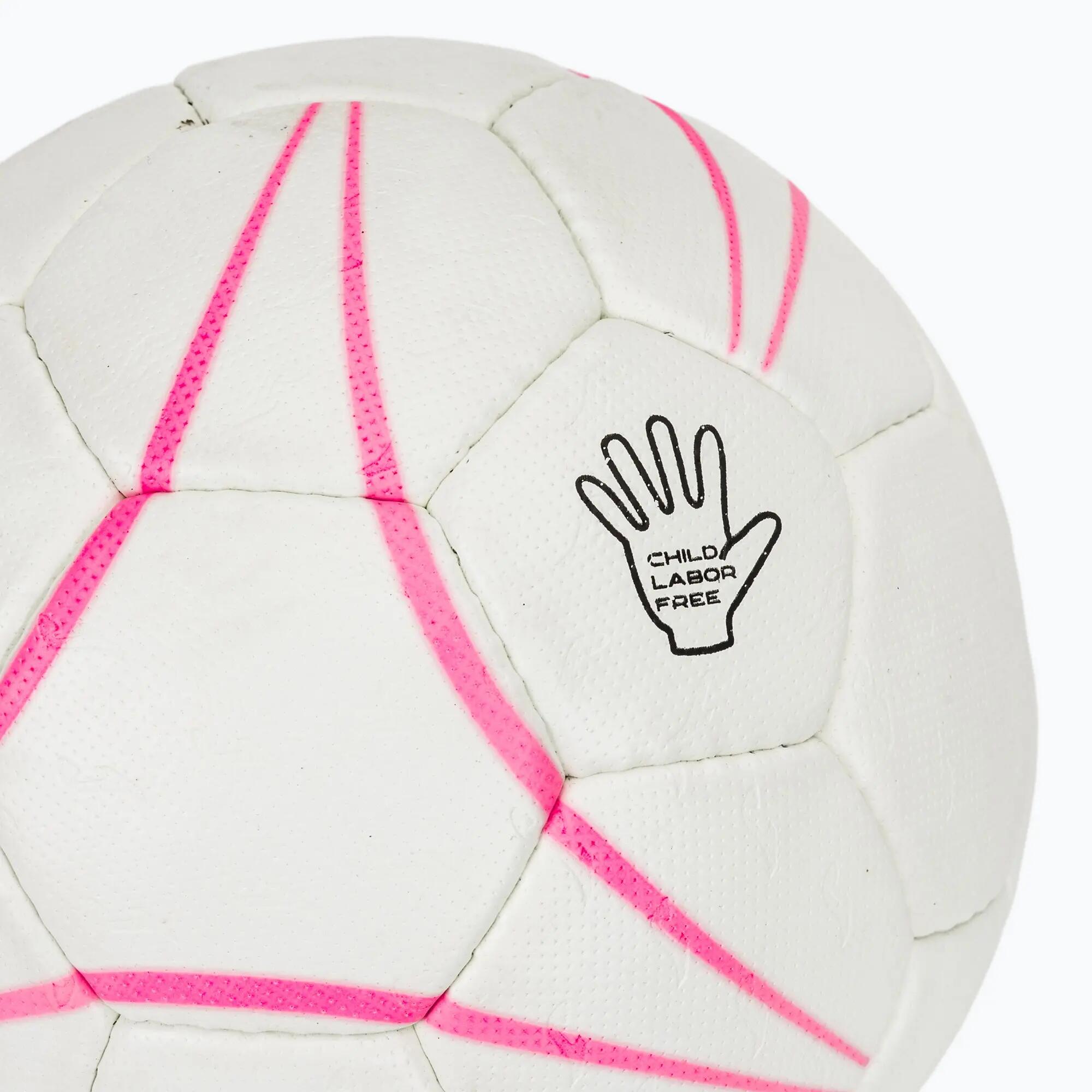 Bola de andebol Joma S-Grip branca/rosa flour, tamanho 2 3/5