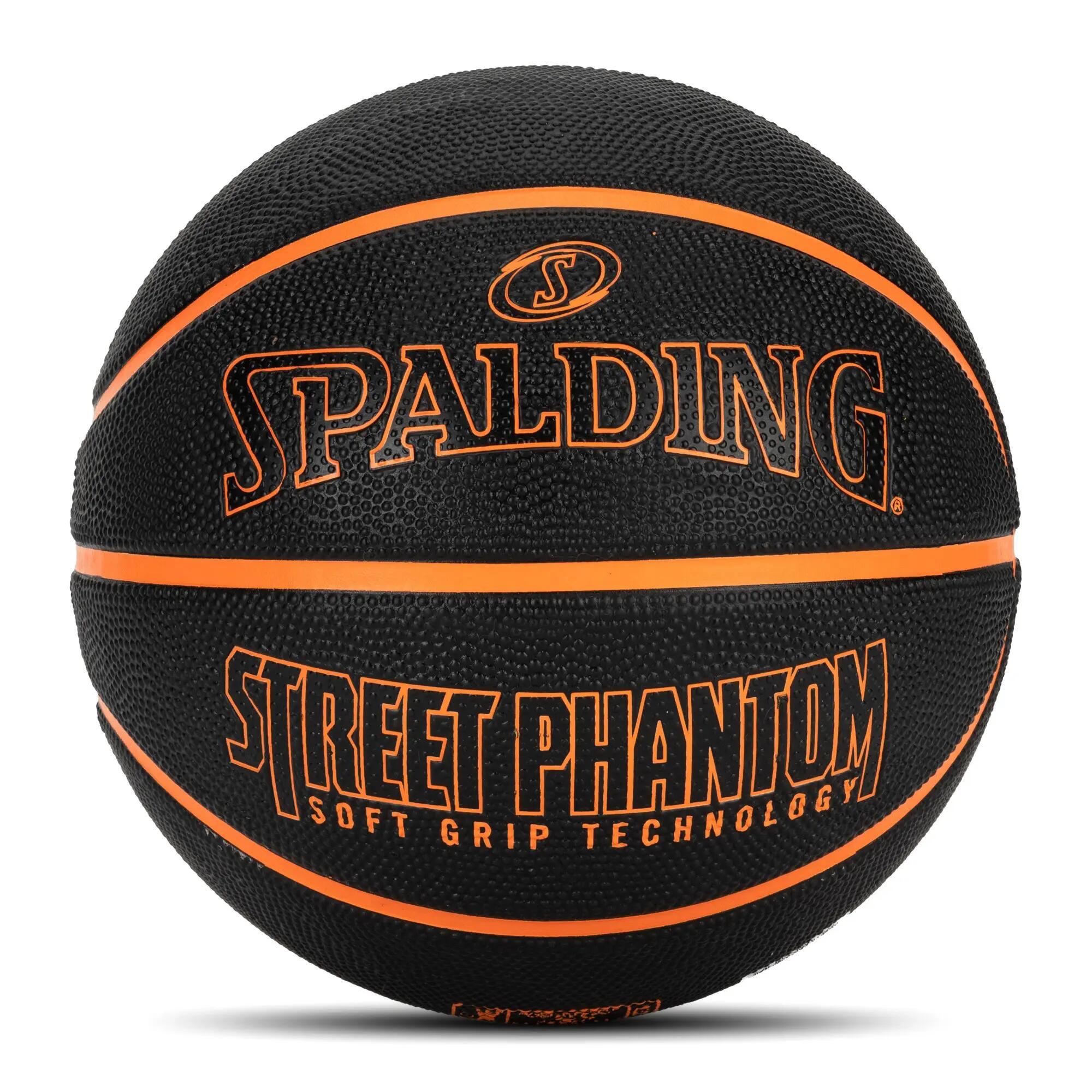Ballon de basket Spalding Phantom noir/orange taille 6 4/4