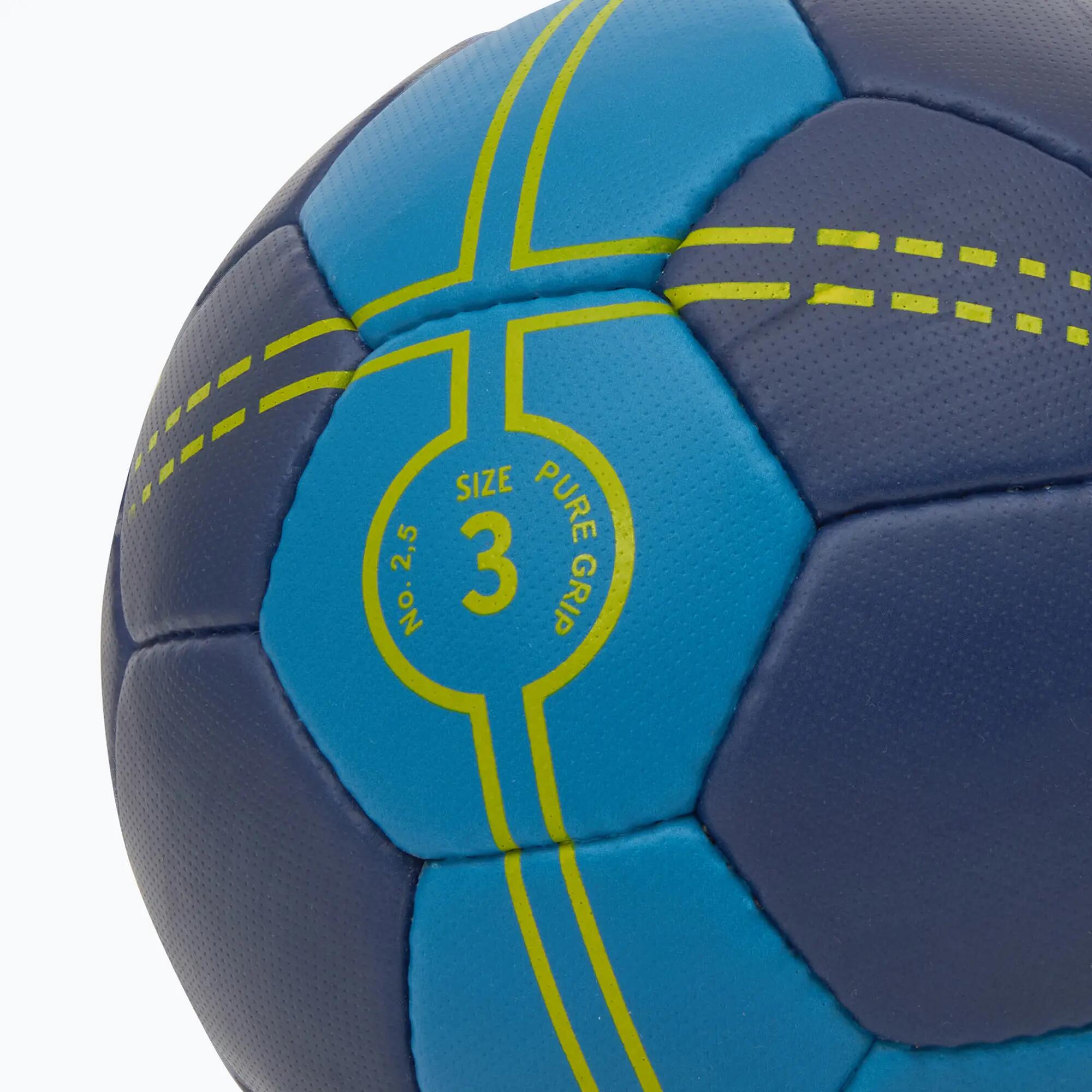 Bola de andebol ERIMA Pure Grip N.º 2.5 new navy/lime tamanho 3 3/4