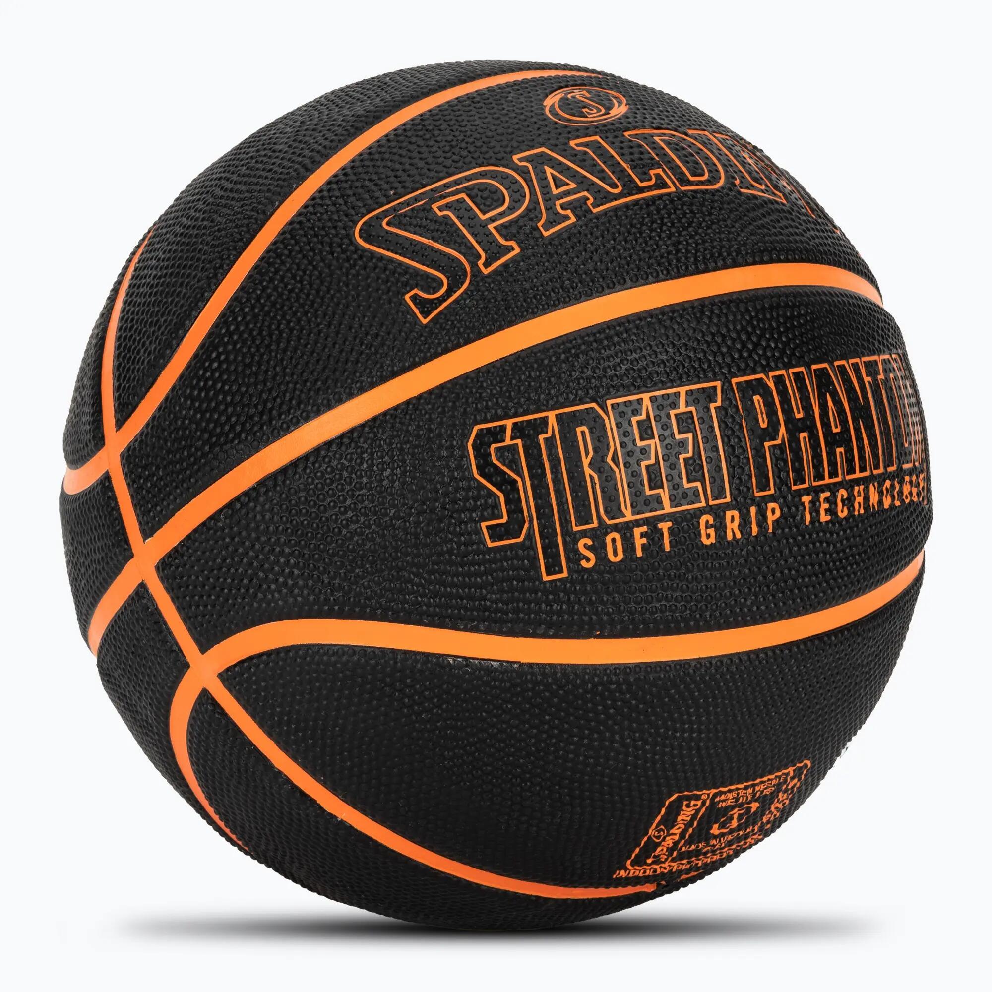 Ballon de basket Spalding Phantom noir/orange taille 6 2/4