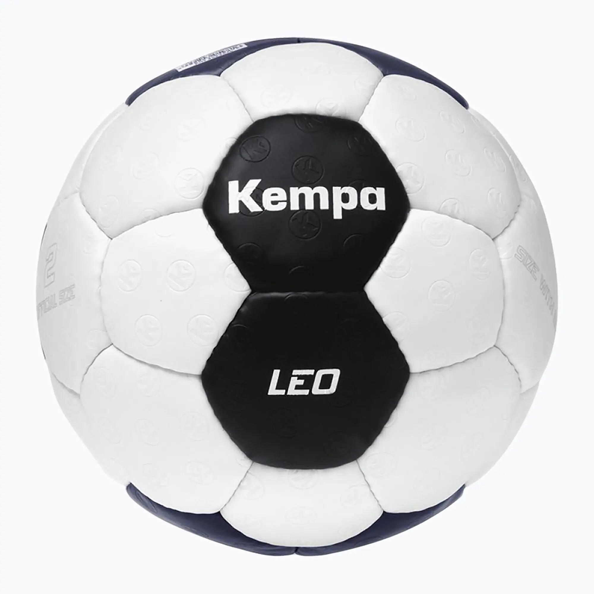 Bola de andebol Kempa Leo Game Changer cinzenta/azul-marinho tamanho 3 4/5