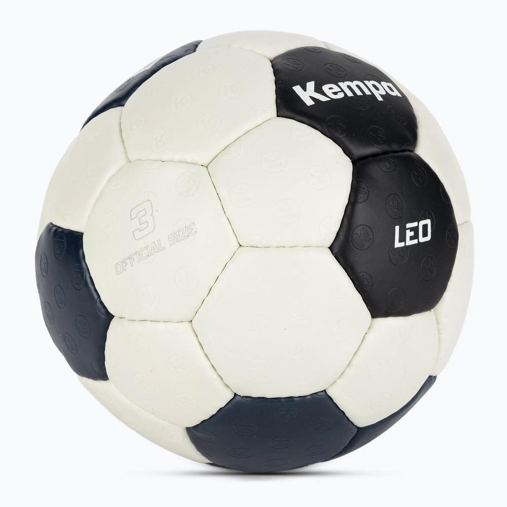 Bola de andebol Kempa Leo Game Changer cinzenta/azul-marinho tamanho 3 2/5