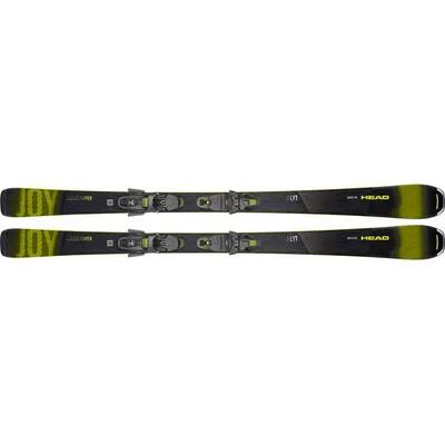 Ski - alpineski - volwassenen - super joy slr - zwart/geel