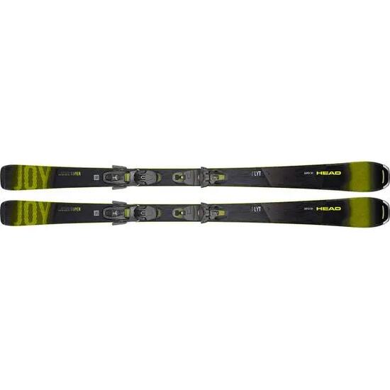 Ski - Alpin - Adulte - Super Joy SLR - Noir/Jaune