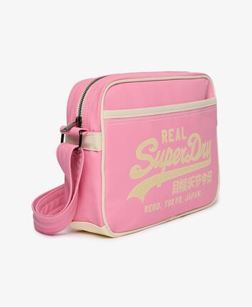 superdry sac bandoulière Mini Alumni en polyester – French Roast Brown
