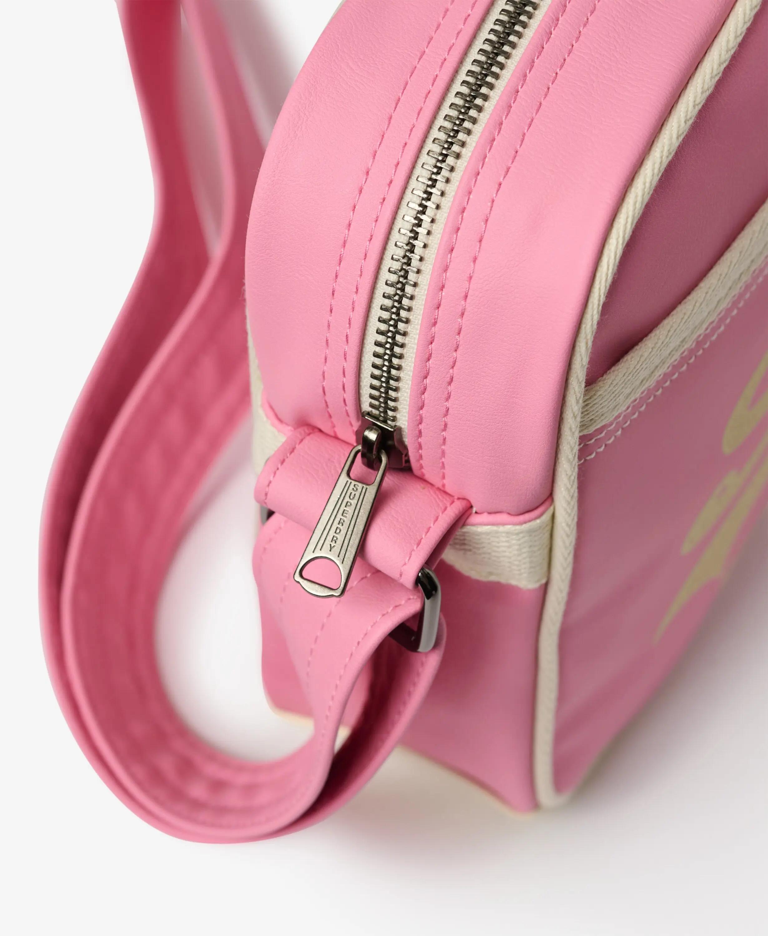 superdry Mini Alumni Borsa a tracolla in poliestere – Sea Pink 5/5