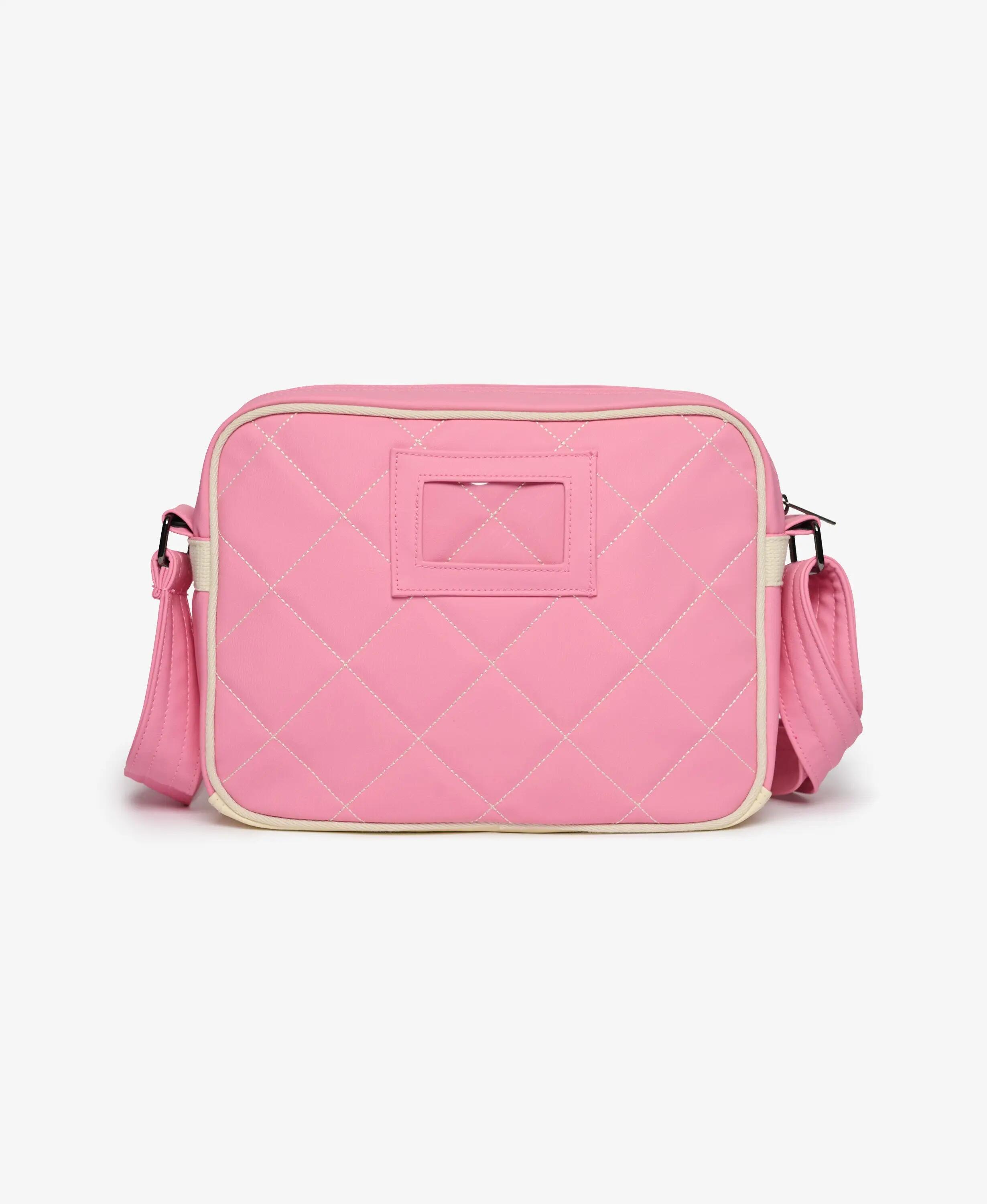 superdry Mini Alumni Borsa a tracolla in poliestere – Sea Pink 4/5