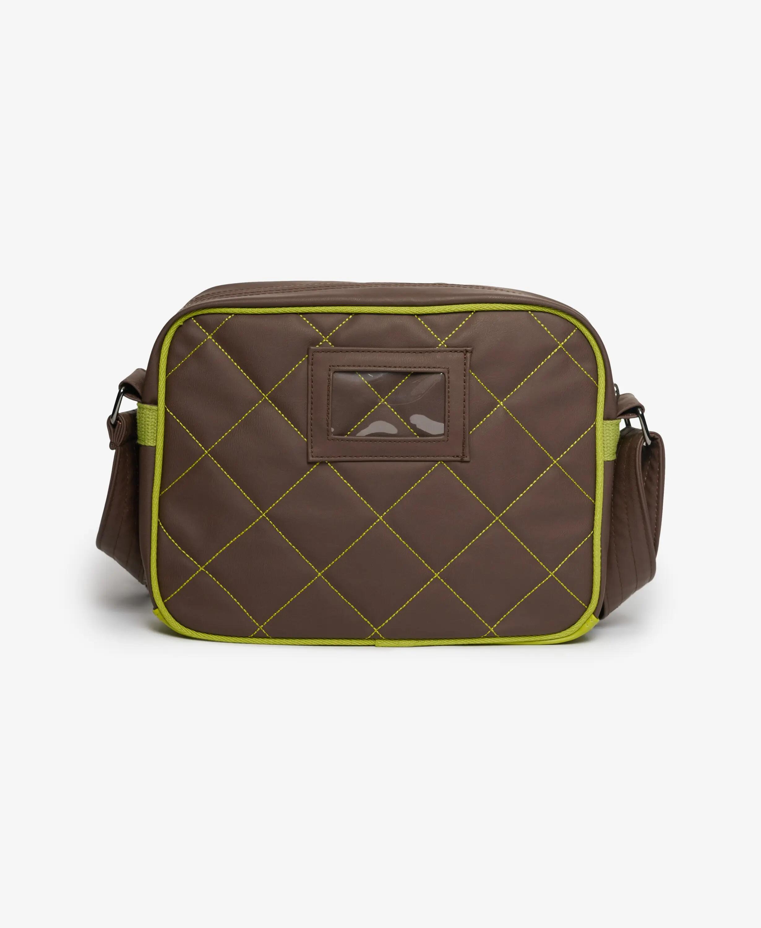 superdry Mini Alumni borsa a tracolla in poliestere – French Roast Brown 3/5