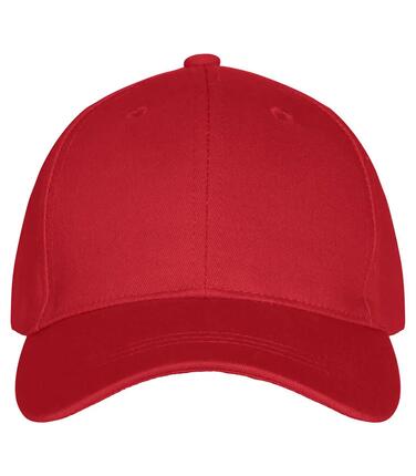 clique Classic Cap 6‑Panel aus Baumwolle – Red