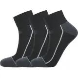 endurance Chaussettes Avery 3-pack — coupe basse et respirante – 1001 Black 5/5