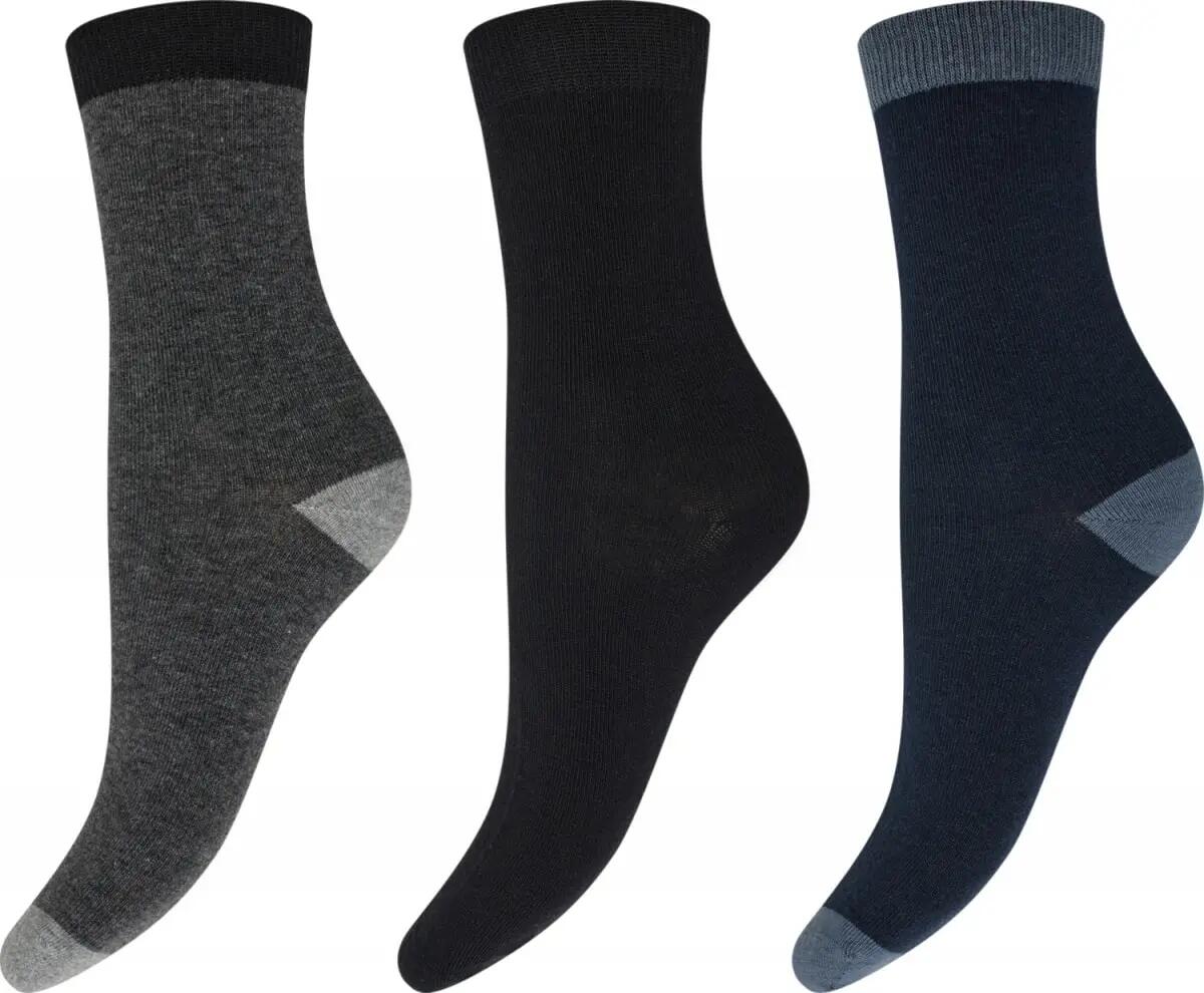 decoy Knöchelsocken Baumwolle 3er-Pack – WHITE (1200) 2/6