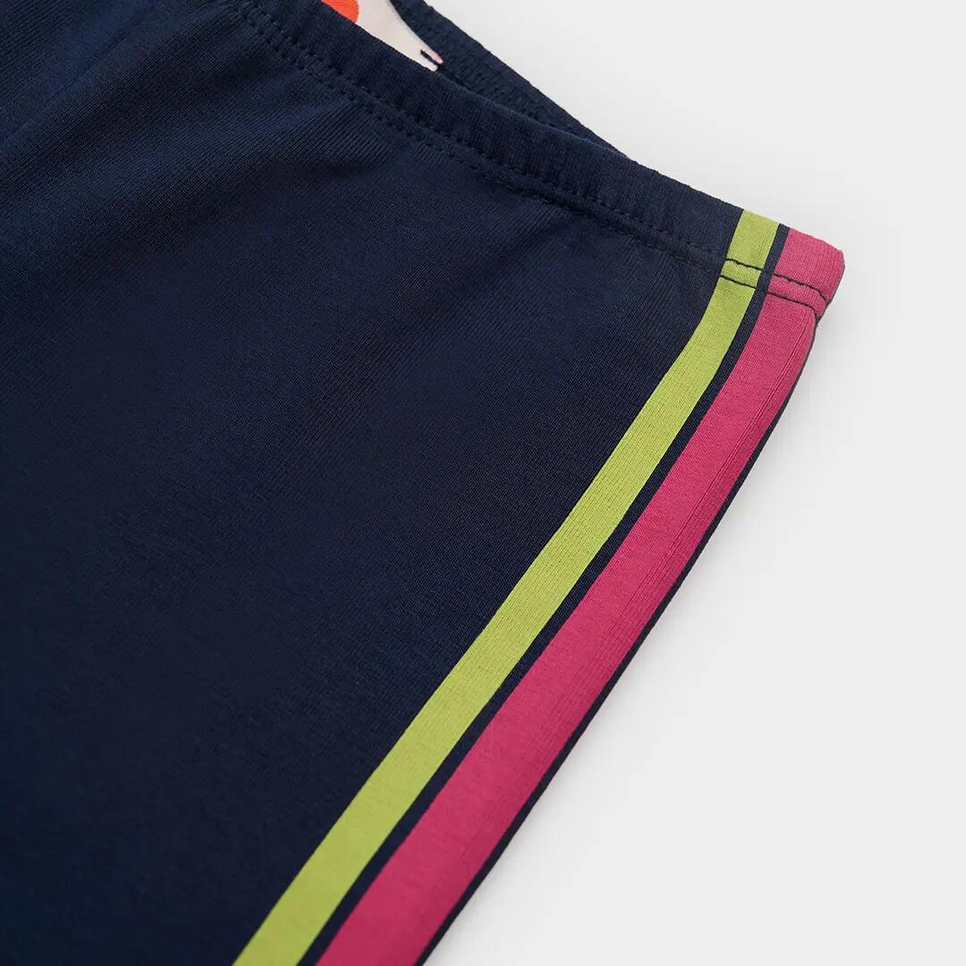 Legging azul marino con franja lateral 4/4