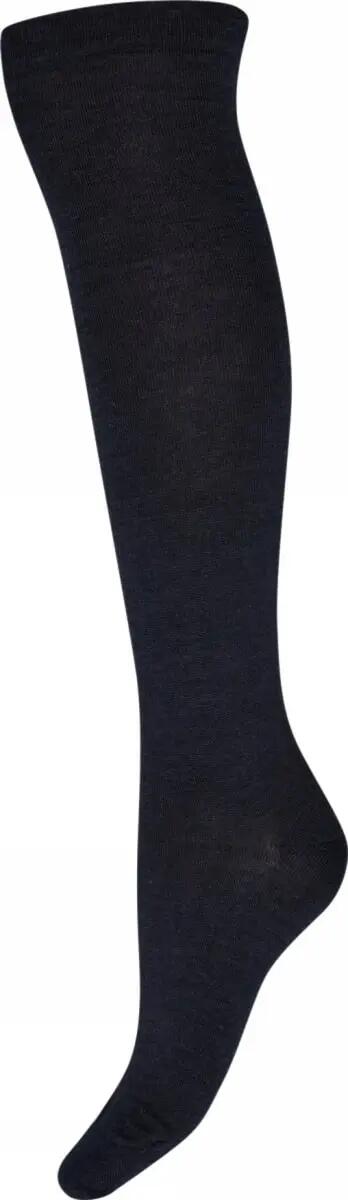 decoy Kniestrumpf Doubleface aus Wolle - Schwarz – BLACK (1100) 2/3