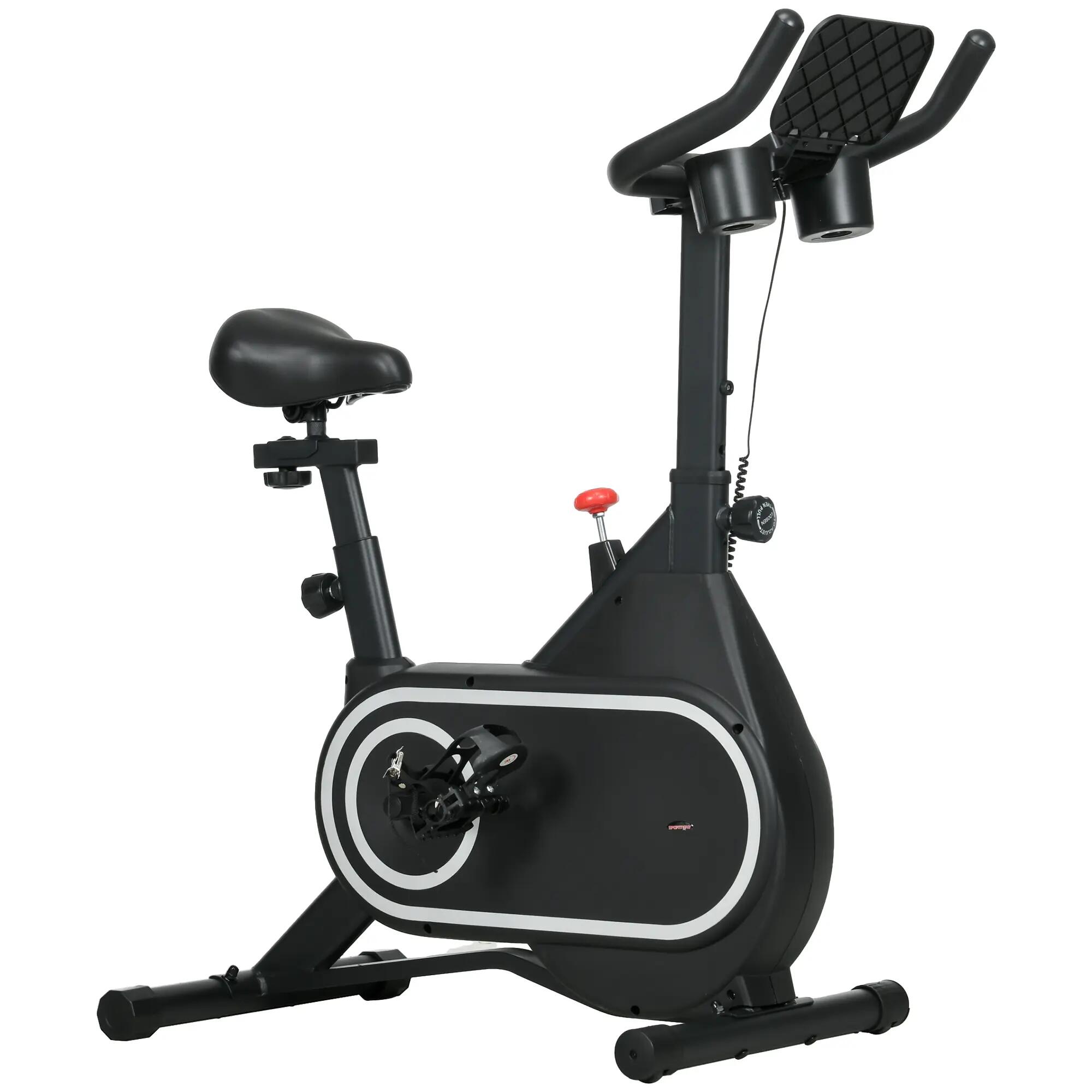 Vélo d'exercice magnétique avec volant d'inertie de 4 kg, guidon et selle 2/9