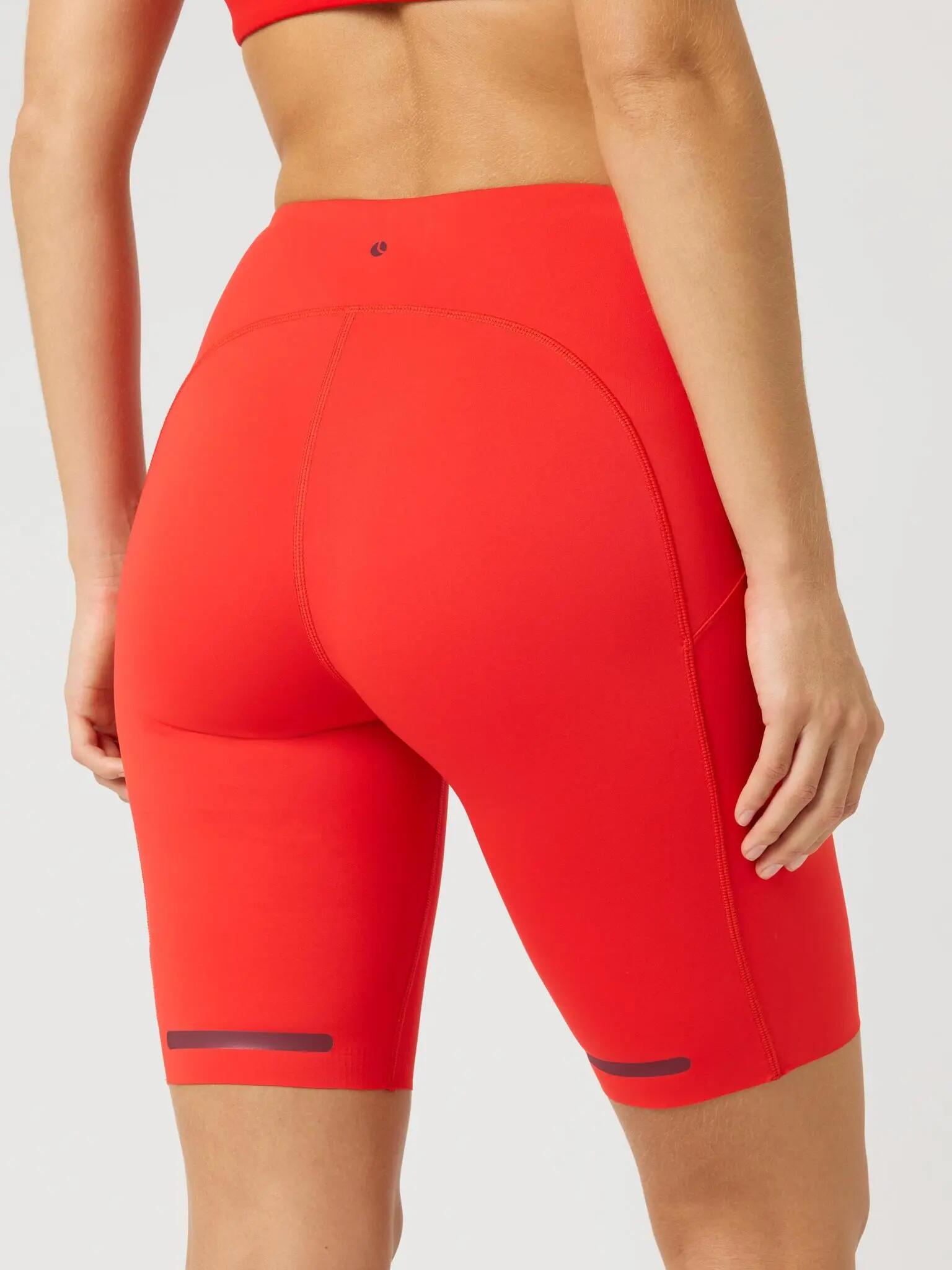 bjorn_borg BORG PERFORMANCE SHORT TIGHTS in poliestere riciclato – FLAME SCARLET 2/4