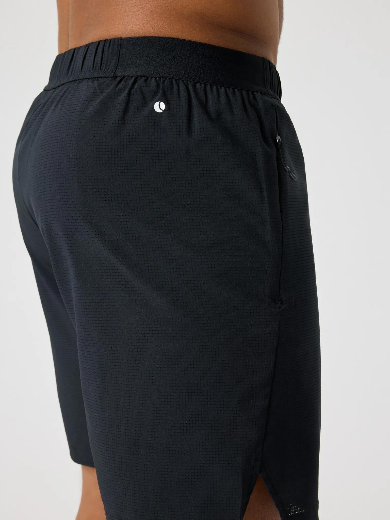 bjorn_borg BORG ZIP 7" SHORTS z przetworzonego poliestru – BLACK BEAUTY 3/4
