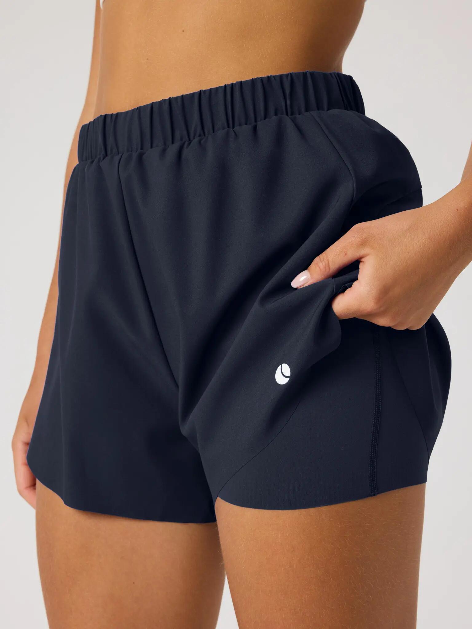 bjorn_borg ACE 2 IN 1 SHORTS em poliéster reciclado – NIGHT SKY 3/4