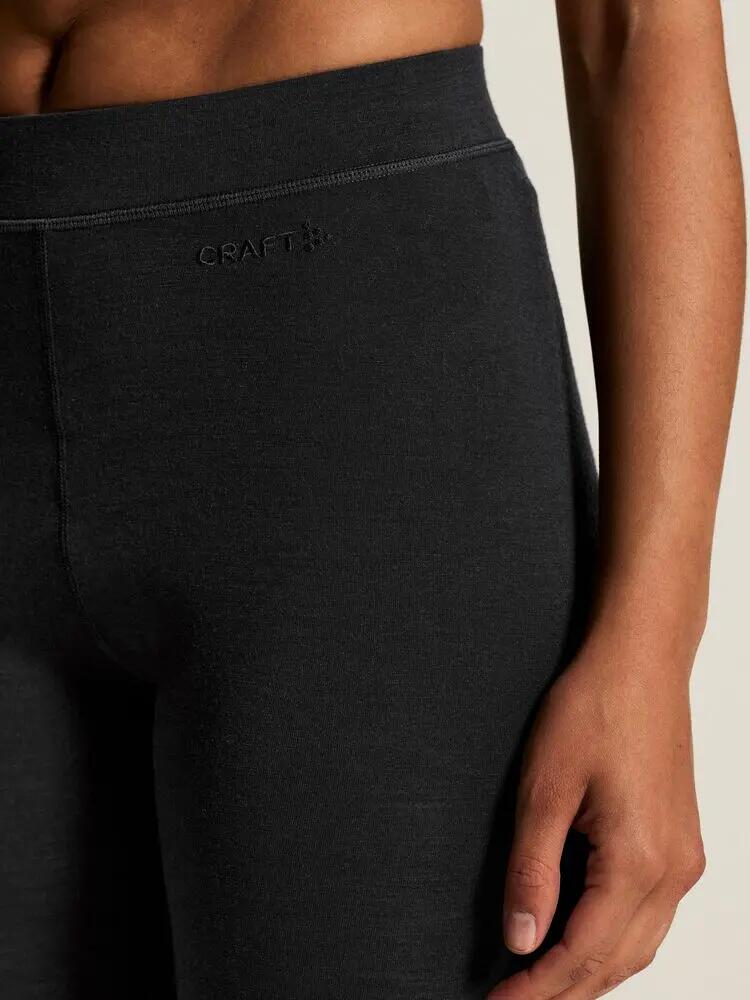 craft Wool 95 Knickers W pantaloni al ginocchio in merino 95% – Black/Melange 5/7