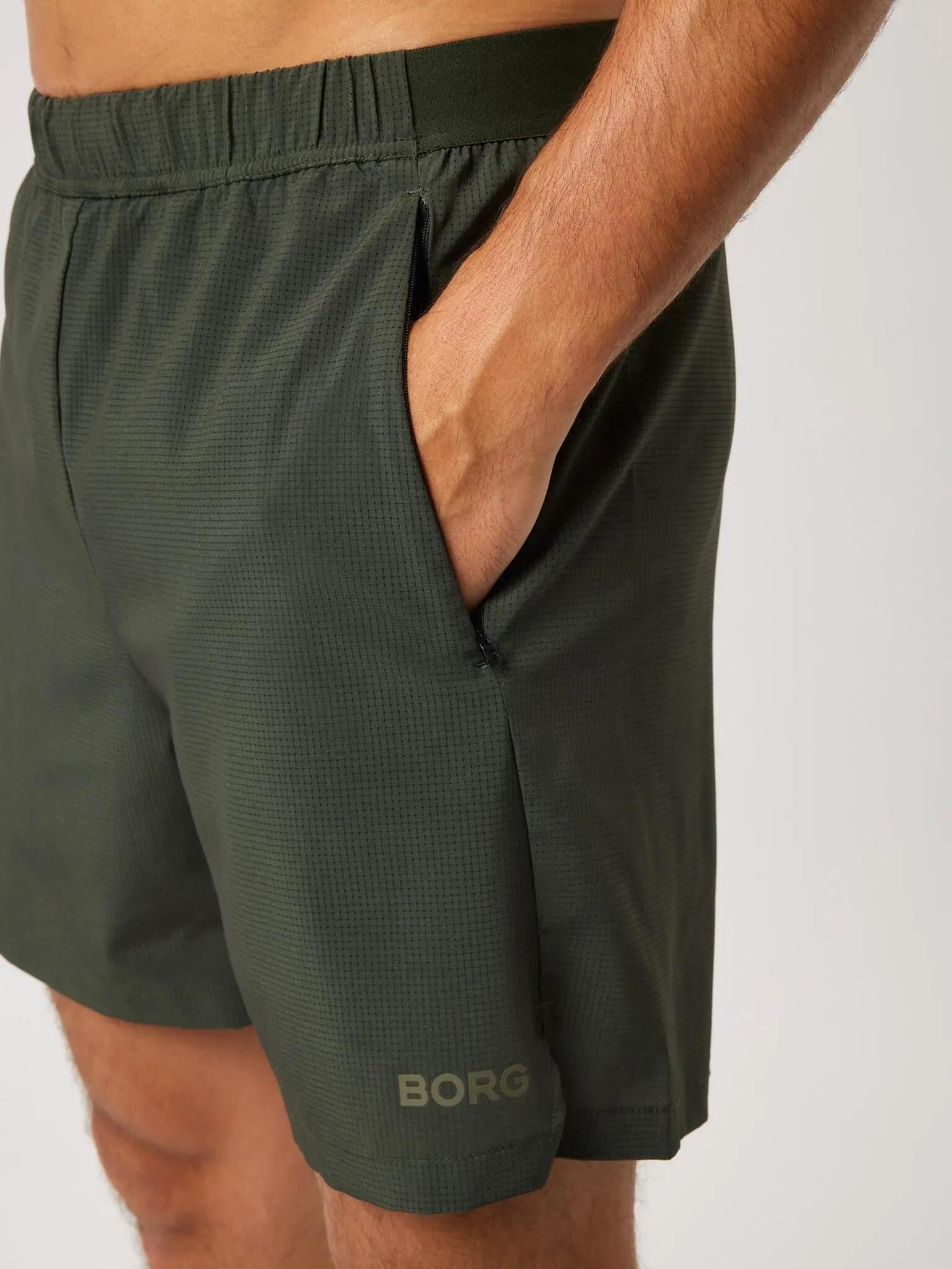 bjorn_borg BORG ZIP 7" SHORTS aus recyceltem Polyester – ROSIN 4/4