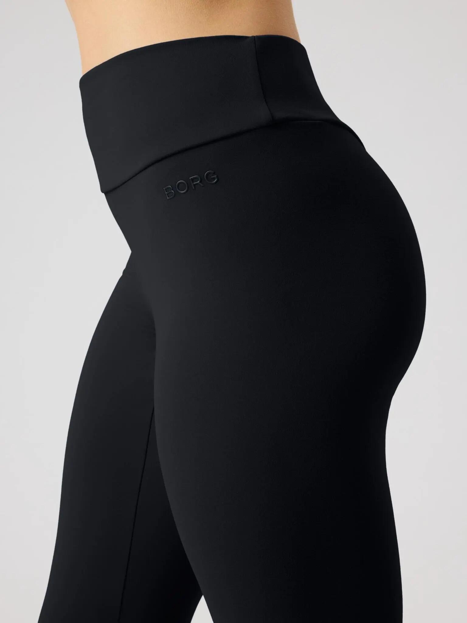 bjorn_borg STUDIO SOFT TIGHTS in poliestere riciclato – BLACK BEAUTY 4/5