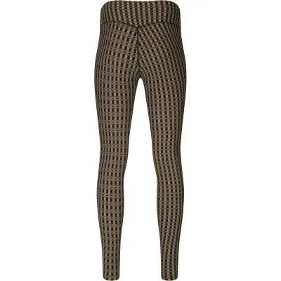 athlecia Tights Fleurie W Printed in 80% poliammide 20% elastan – P3884 Brown 2/4
