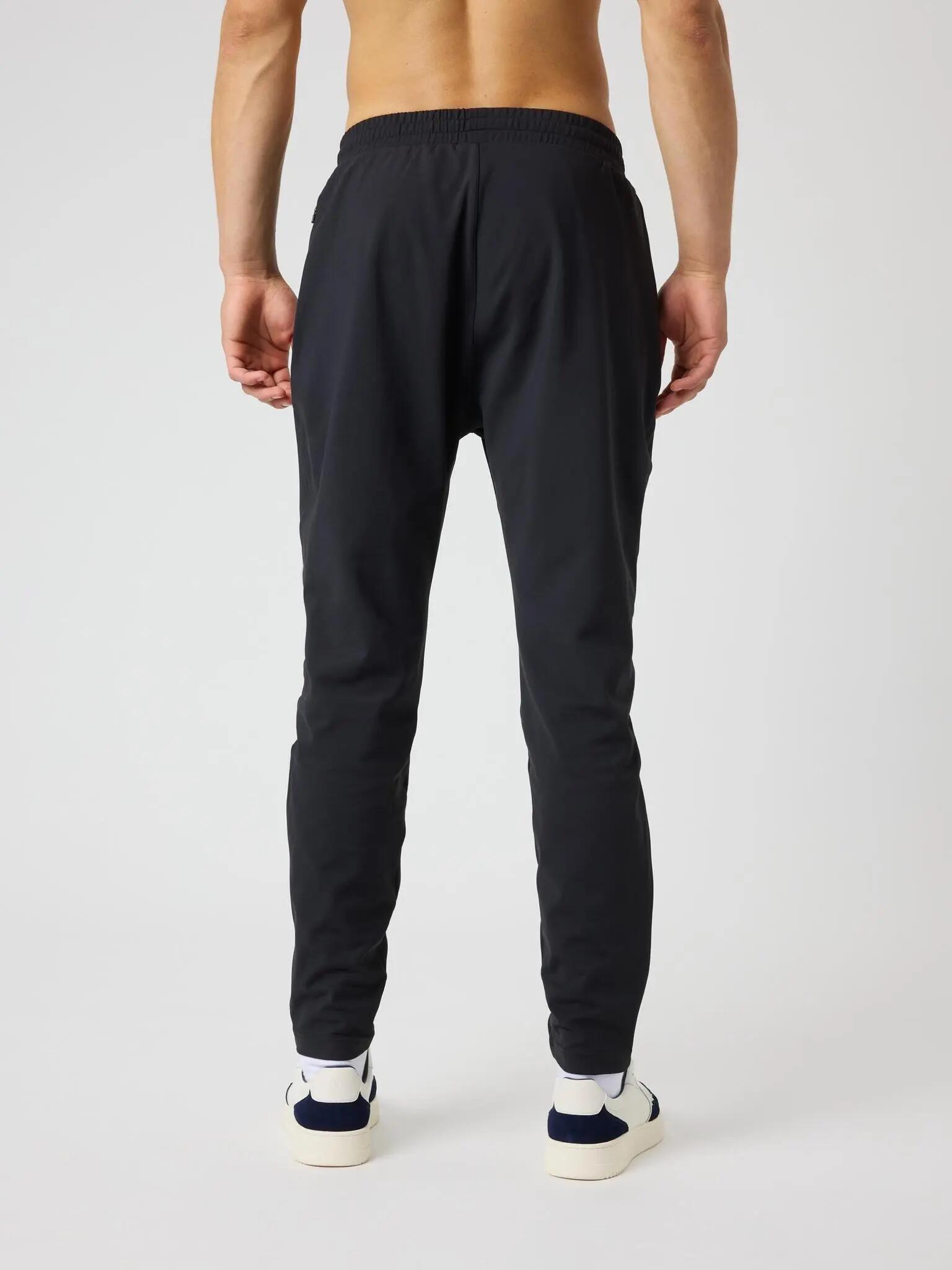 bjorn_borg ACE COURT PANTS in poliestere riciclato – BLACK BEAUTY 2/5