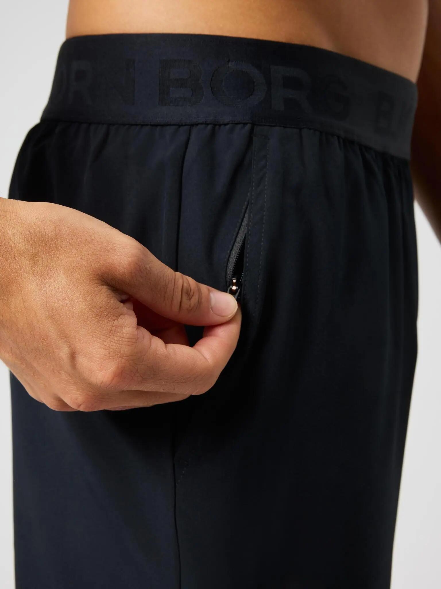 bjorn_borg BORG TRAINING PANTS in poliestere riciclato – BLACK BEAUTY 5/5