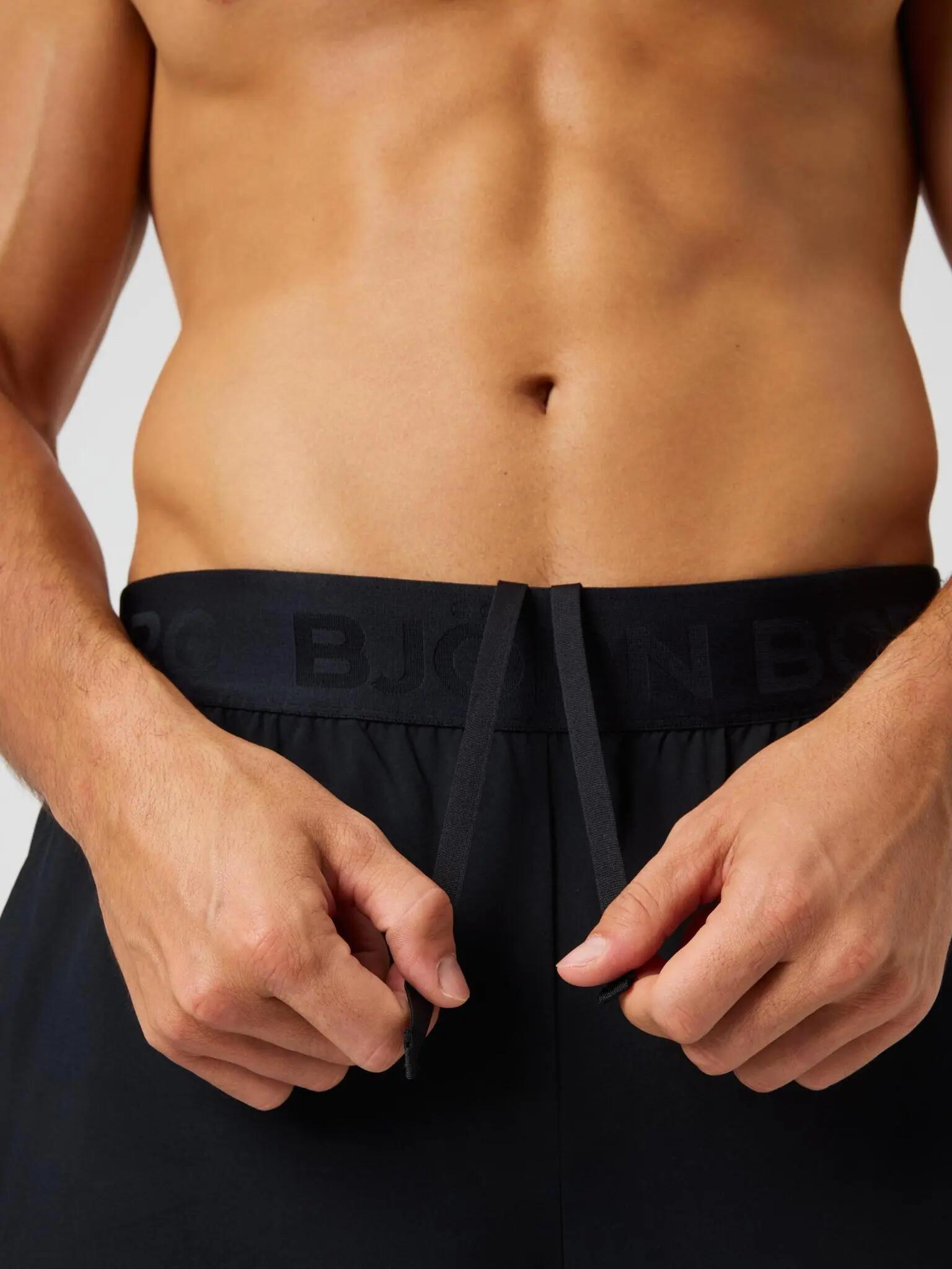 bjorn_borg BORG TRAINING PANTS in poliestere riciclato – BLACK BEAUTY 4/5