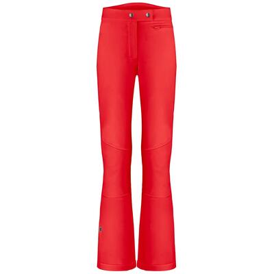 Broek - alpine skiën - dames - stretch ski broek - poivre blanc - rood