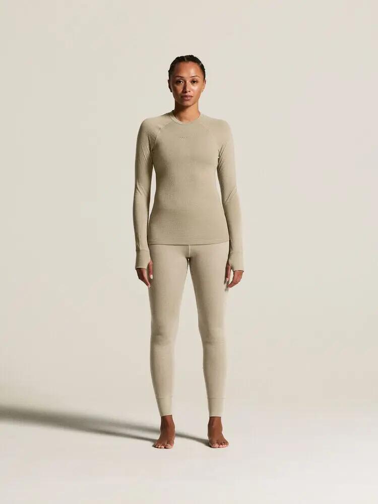 craft Wool Comfort Pant W isolamento e gestione dell’umidità – Hay 4/7